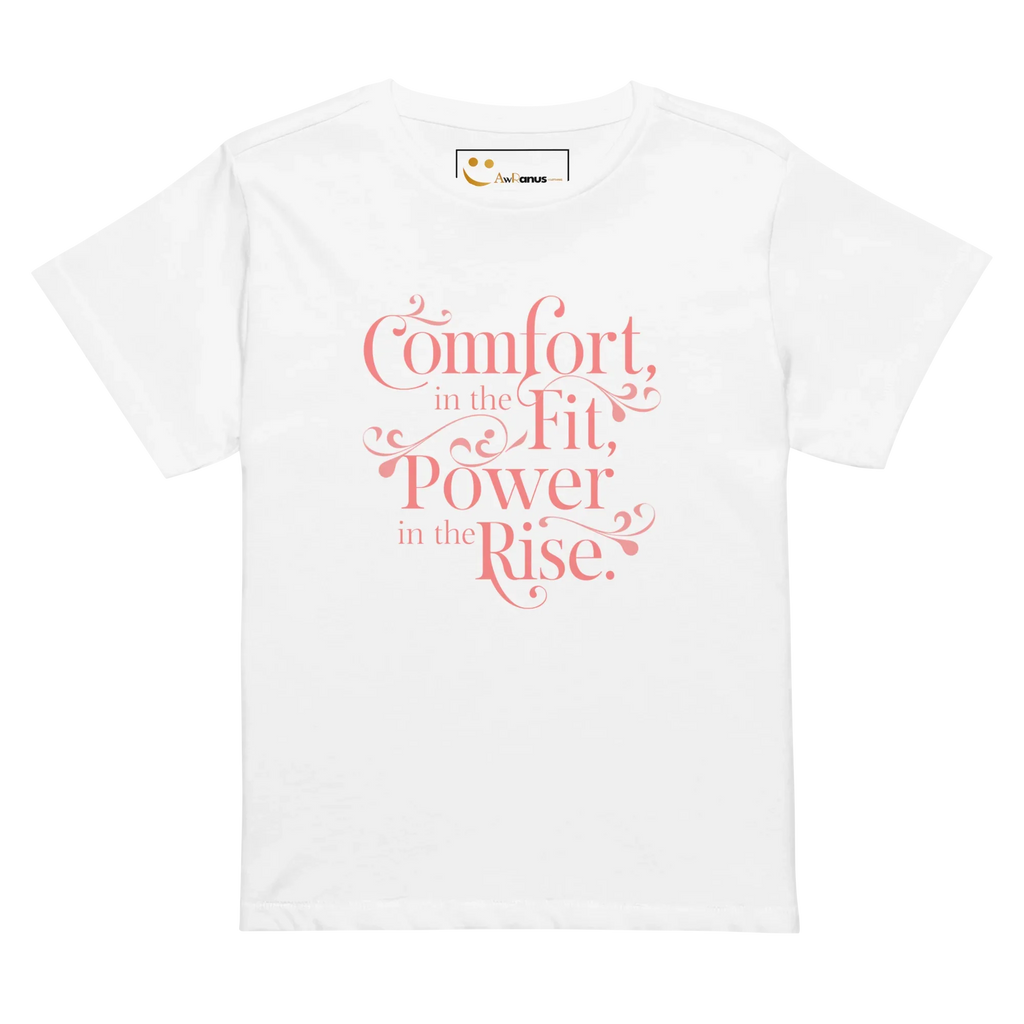 Women’s High-Waisted T-Shirt | Comfort In The Fit Power In The Rise - AwRans Clothing