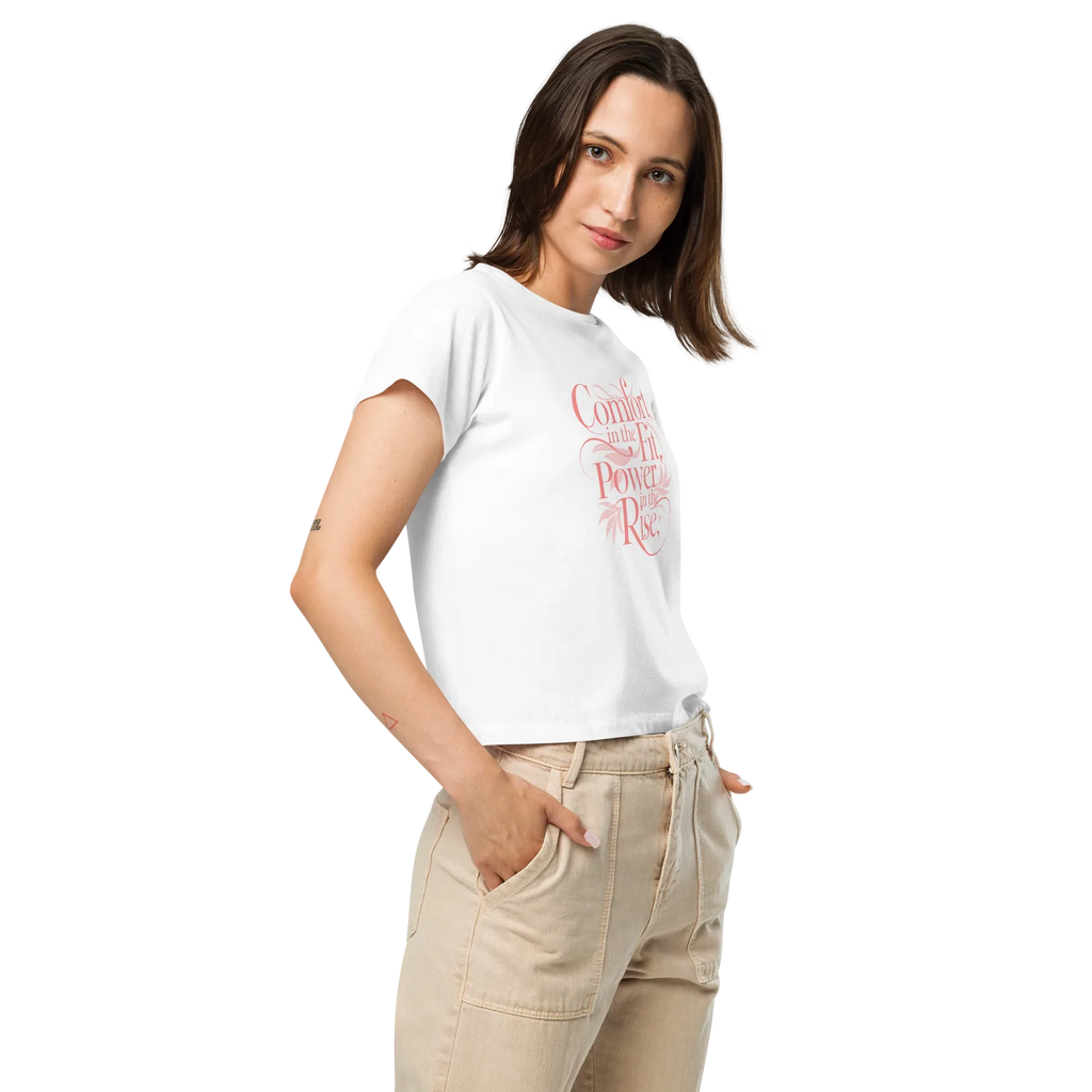 Women’s High-Waisted T-Shirt | Comfort In The Fit Power In The Rise - AwRans Clothing