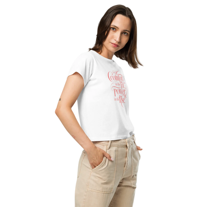 Women’s High-Waisted T-Shirt | Comfort In The Fit Poer In The Rise - AwRans Clothing