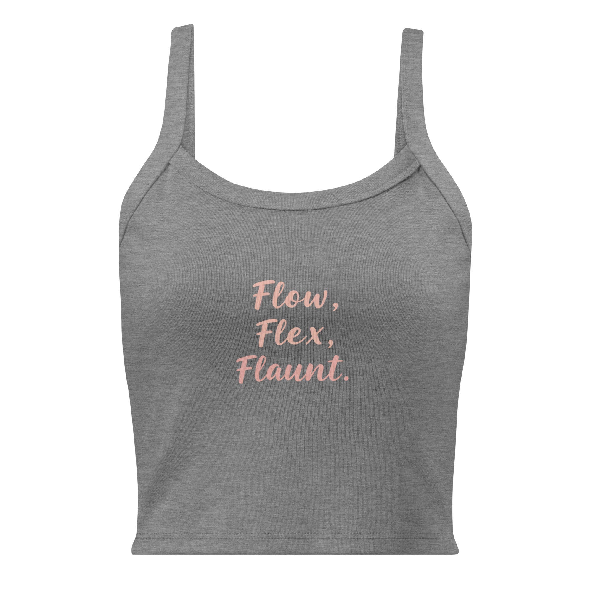 Women’s micro-rib tank top | Flow,Flex,Flaunt. micro-rib tank top AwRans Clothing womens-micro-rib-tank-top-athletic-heather-front-67ea77bc56680