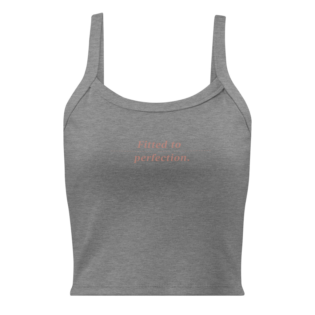 Women’s micro-rib tank top | Fitted To Perfection micro-rib tank top AwRans Clothing womens-micro-rib-tank-top-athletic-heather-front-67ea7a0cc5328