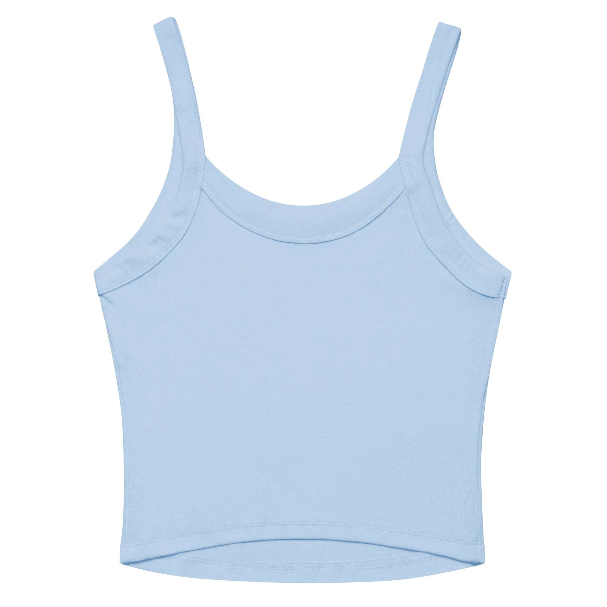 Women’s micro-rib tank top | Ribbed & Radiant micro-rib tank top AwRans Clothing womens-micro-rib-tank-top-solid-baby-blue-blend-back-67ea7bdd1a7ce