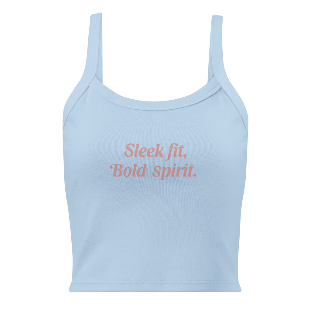 Women’s micro-rib tank top | Sleek Fit,Bold Spirit. micro-rib tank top AwRans Clothing womens-micro-rib-tank-top-solid-baby-blue-blend-front-67ea768732fb0