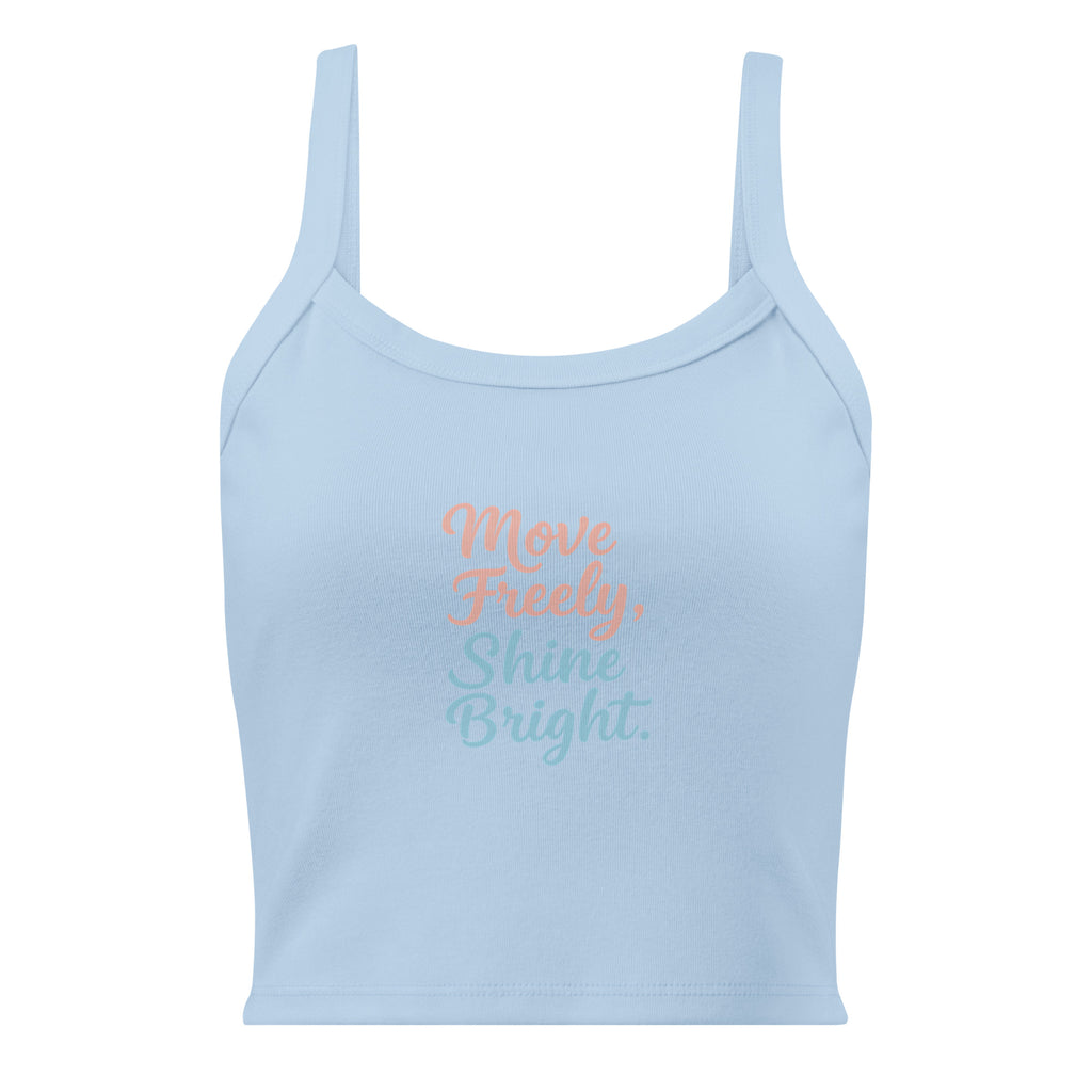 Women’s micro-rib tank top | Move Freely,Shine Bright micro-rib tank top AwRans Clothing womens-micro-rib-tank-top-solid-baby-blue-blend-front-67ea78575882d