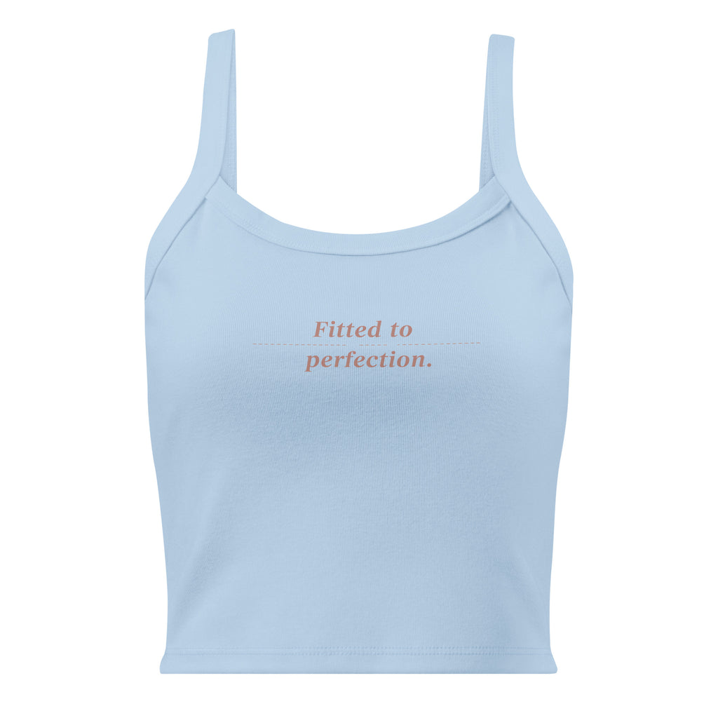 Women’s micro-rib tank top | Fitted To Perfection micro-rib tank top AwRans Clothing womens-micro-rib-tank-top-solid-baby-blue-blend-front-67ea7a0cc70a2