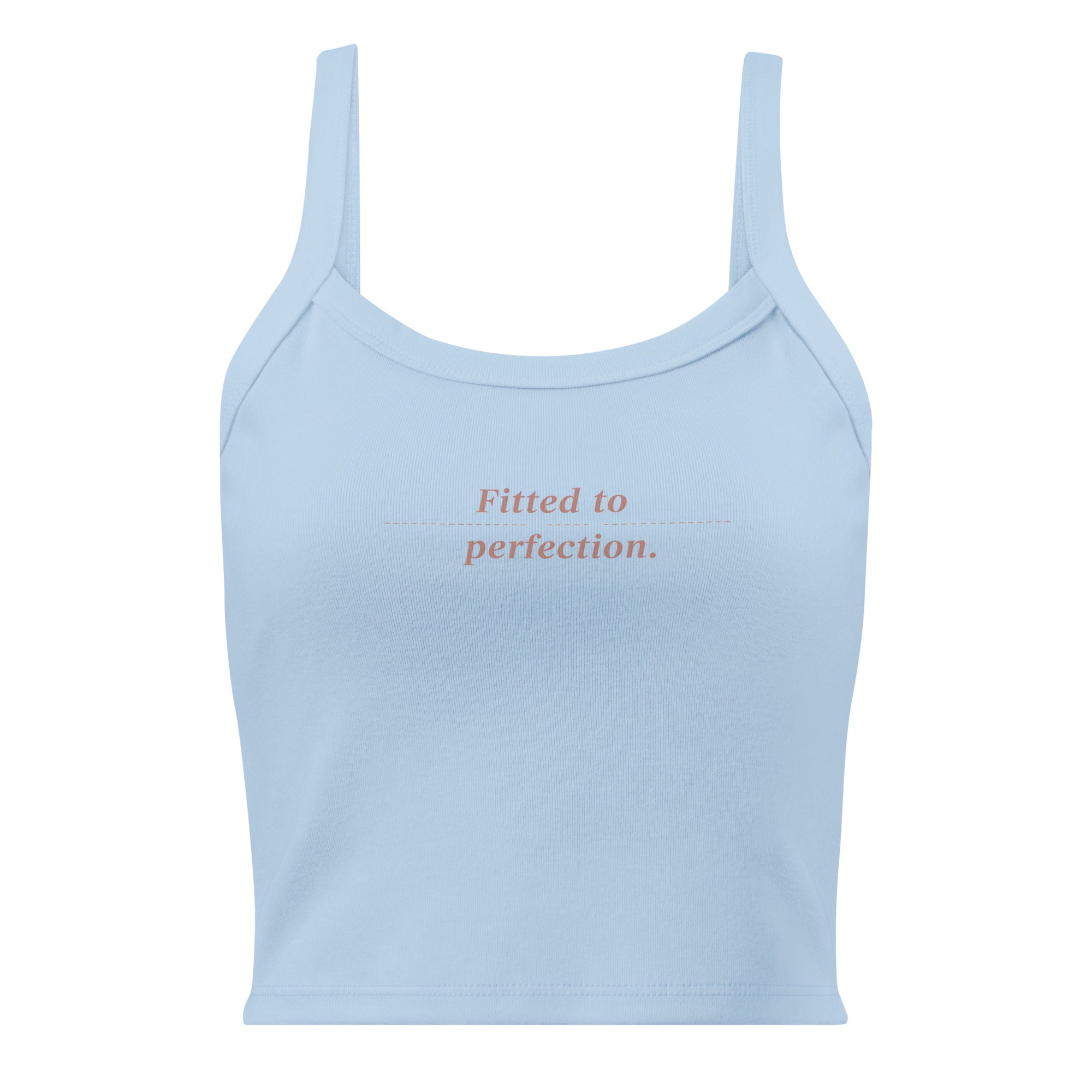 Women’s micro-rib tank top | Fitted To Perfection micro-rib tank top AwRans Clothing womens-micro-rib-tank-top-solid-baby-blue-blend-front-67ea7a0cc70a2
