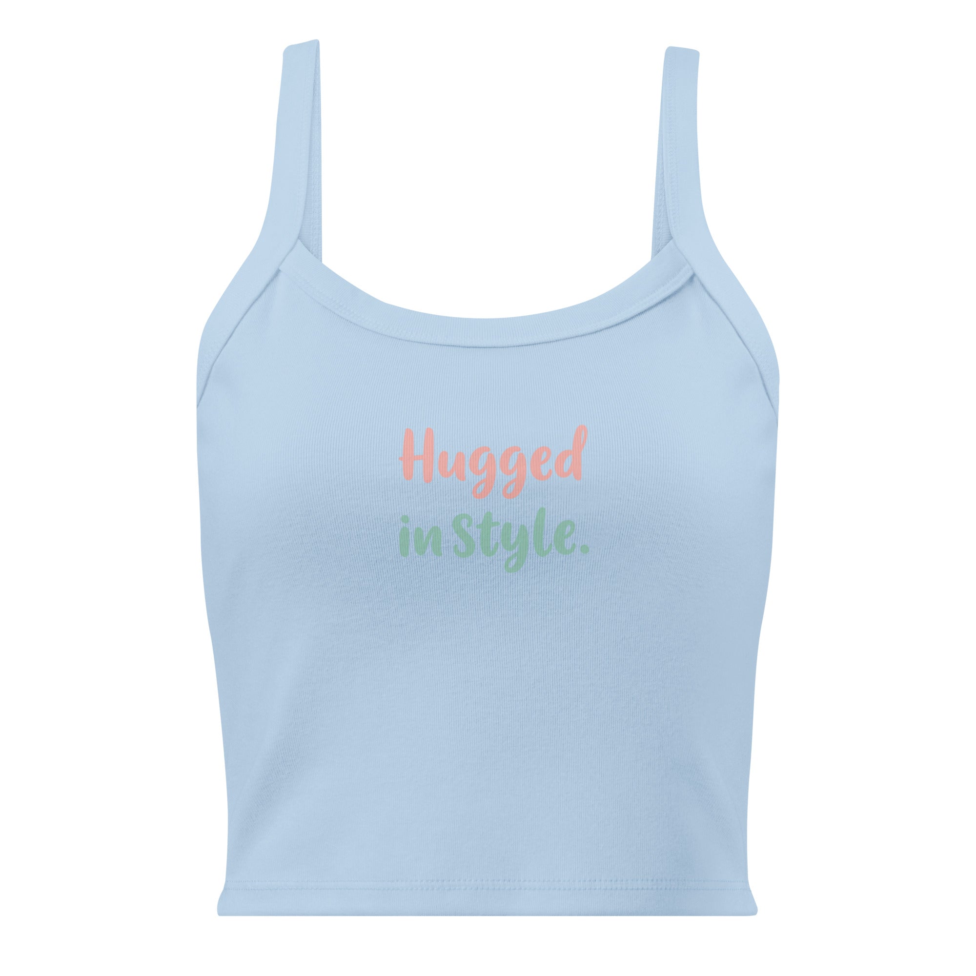 Women’s micro-rib tank top | Hugged In Style micro-rib tank top AwRans Clothing womens-micro-rib-tank-top-solid-baby-blue-blend-front-67ea7b4294169