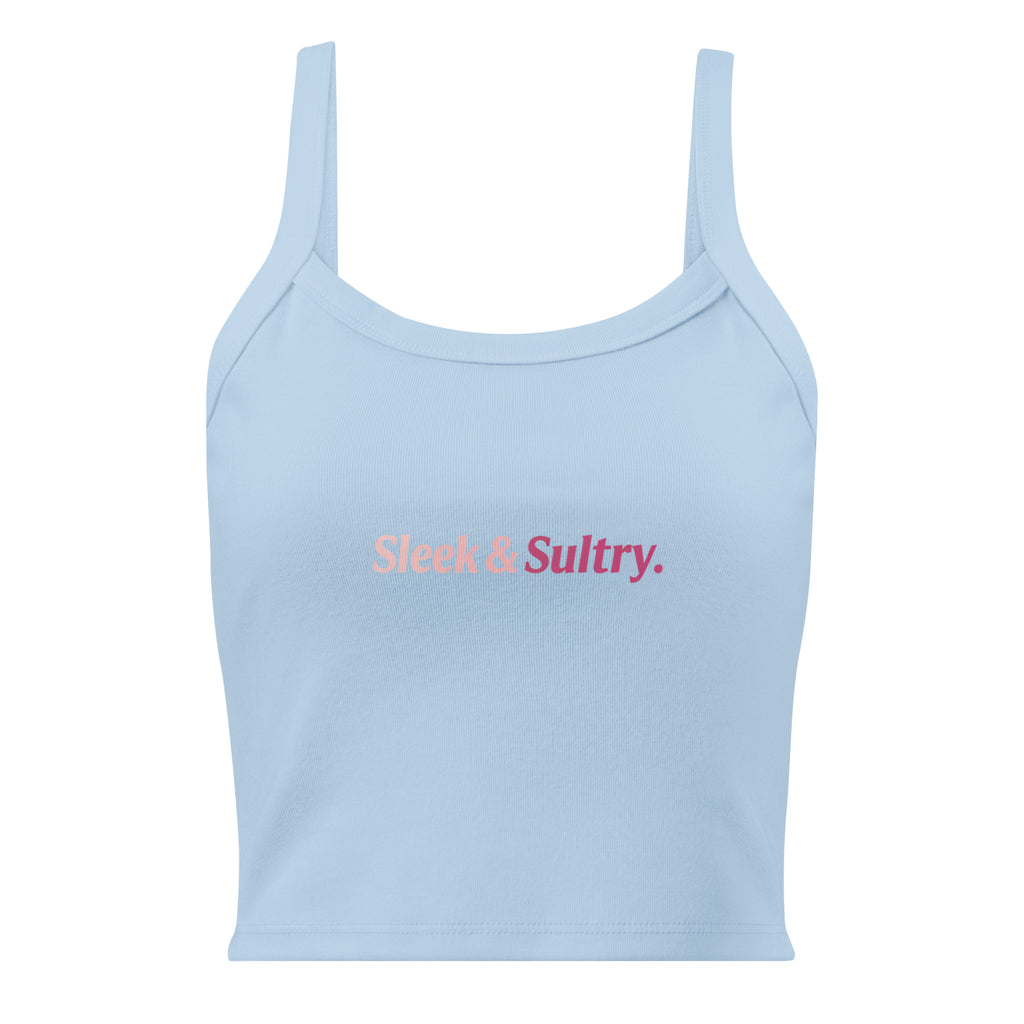 Women’s micro-rib tank top | Sleek & Sultry micro-rib tank top AwRans Clothing womens-micro-rib-tank-top-solid-baby-blue-blend-front-67ea7e51052ad