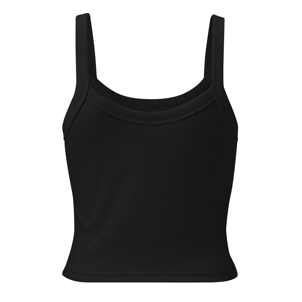 Women’s micro-rib tank top | Wear Your Energy micro-rib tank top AwRans Clothing womens-micro-rib-tank-top-solid-black-blend-back-67ea7eef3075b