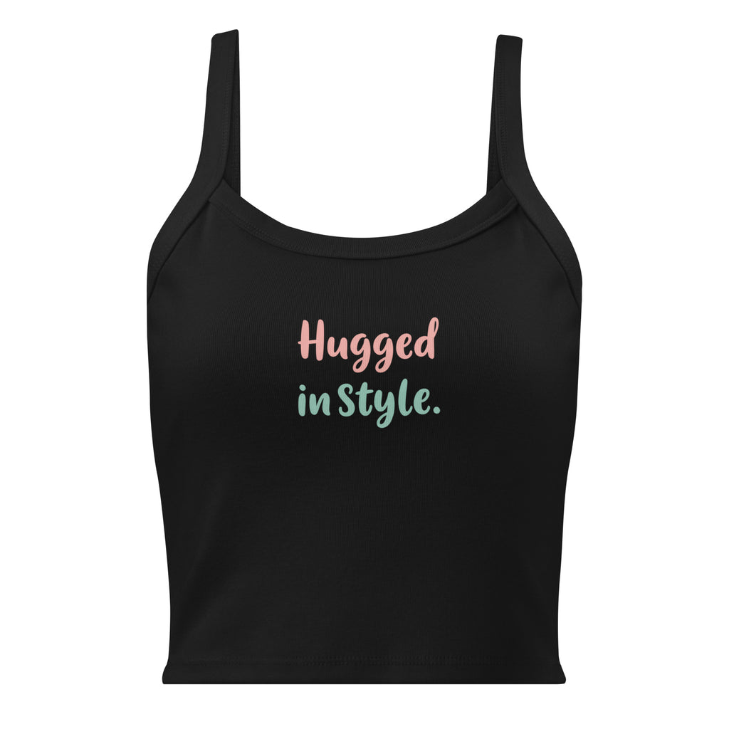 Women’s micro-rib tank top | Hugged In Style micro-rib tank top AwRans Clothing womens-micro-rib-tank-top-solid-black-blend-front-67ea7b428e845
