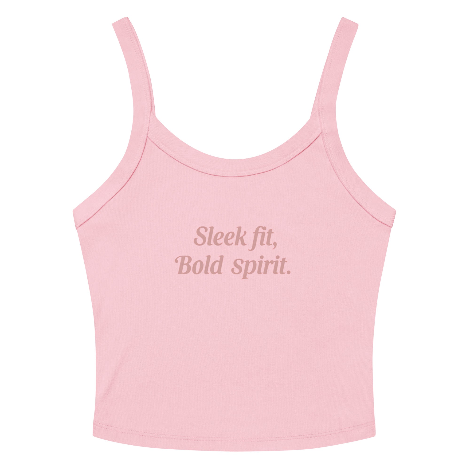 Women’s micro-rib tank top | Sleek Fit,Bold Spirit. Solid Pink Blend micro-rib tank top AwRans Clothing womens-micro-rib-tank-top-solid-pink-blend-front-67ea76873bb6e