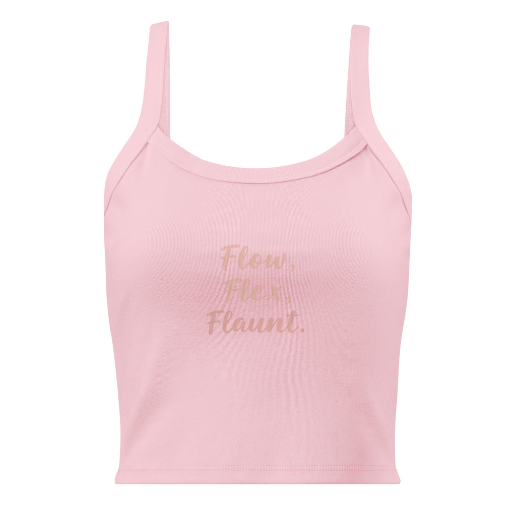 Women’s micro-rib tank top | Flow,Flex,Flaunt. micro-rib tank top AwRans Clothing womens-micro-rib-tank-top-solid-pink-blend-front-67ea77bc597d7