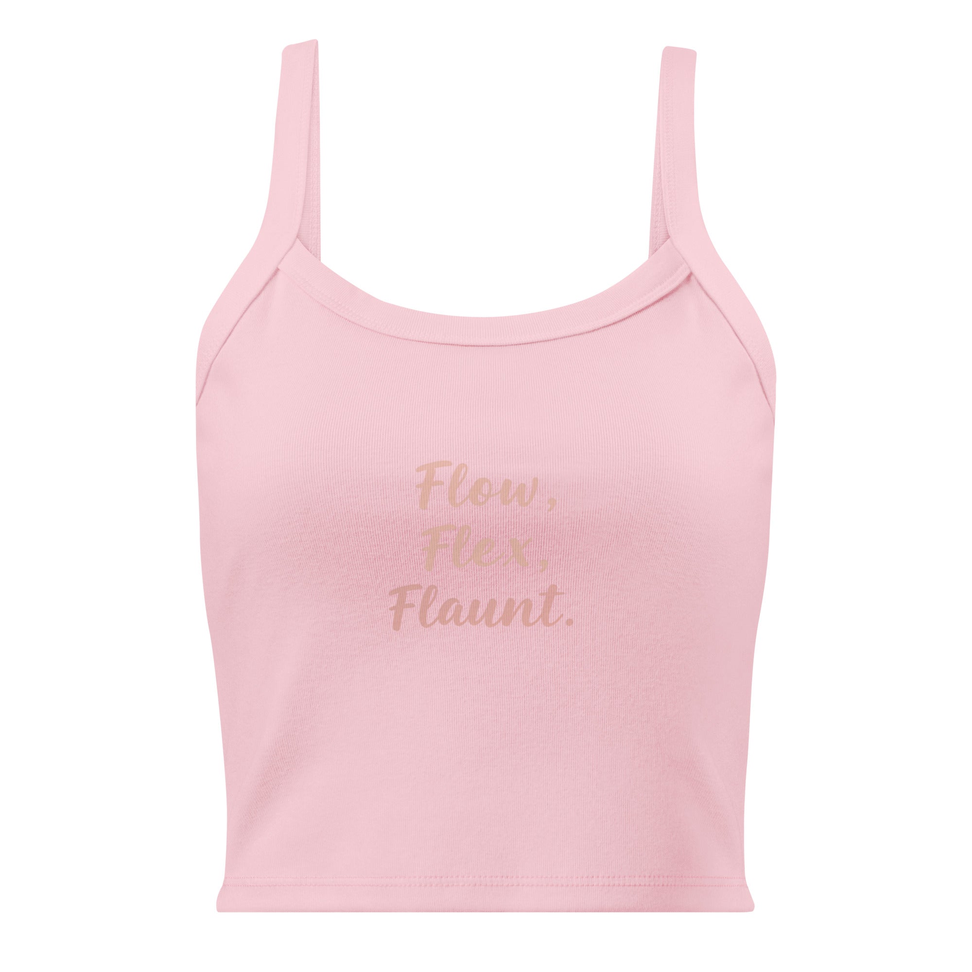 Women’s micro-rib tank top | Flow,Flex,Flaunt. micro-rib tank top AwRans Clothing womens-micro-rib-tank-top-solid-pink-blend-front-67ea77bc597d7