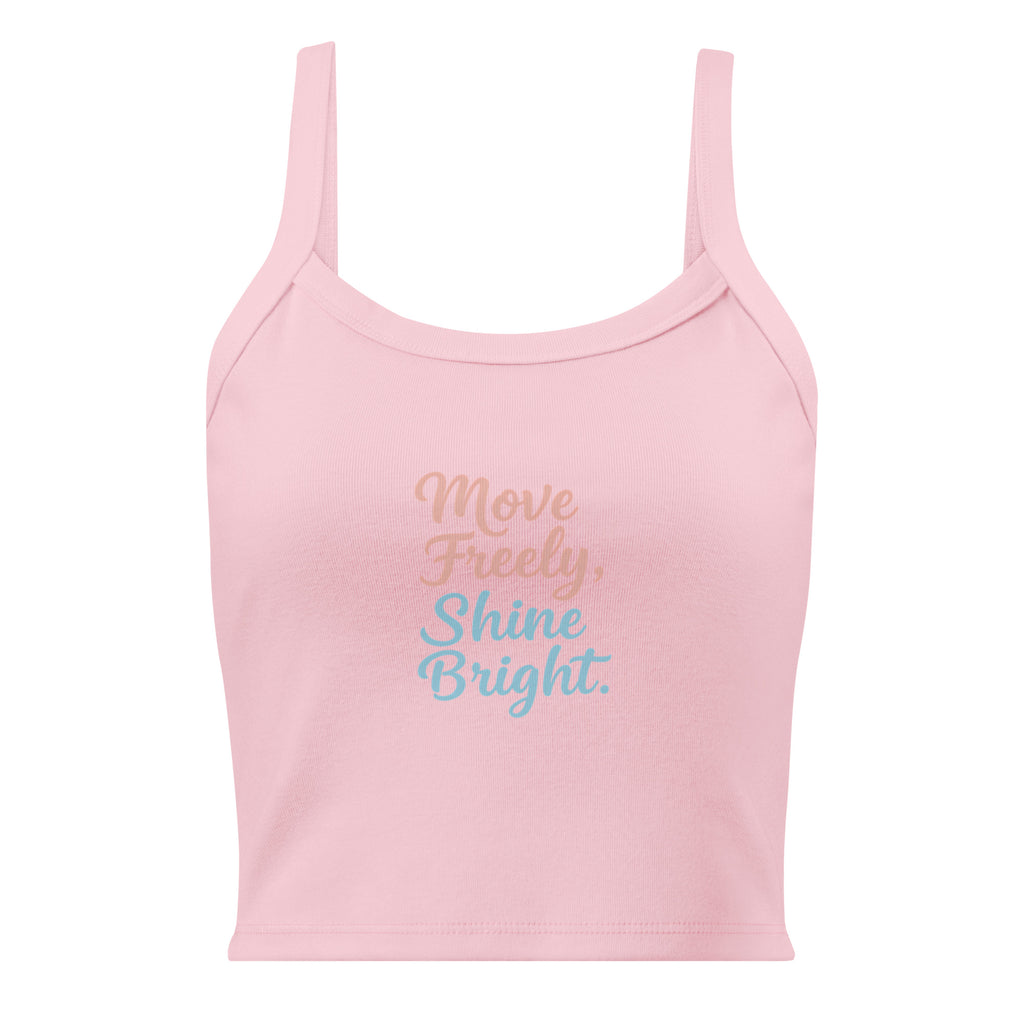 Women’s micro-rib tank top | Move Freely,Shine Bright micro-rib tank top AwRans Clothing womens-micro-rib-tank-top-solid-pink-blend-front-67ea78575a39a