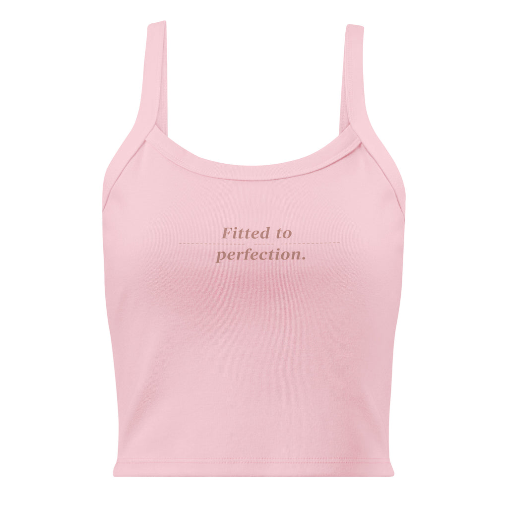 Women’s micro-rib tank top | Fitted To Perfection micro-rib tank top AwRans Clothing womens-micro-rib-tank-top-solid-pink-blend-front-67ea7a0cc95c5