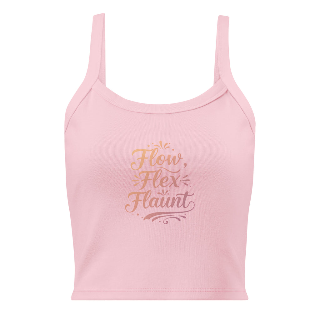 Women’s micro-rib tank top | Flow,Flex,Flaunt. micro-rib tank top AwRans Clothing womens-micro-rib-tank-top-solid-pink-blend-front-67ea7aa859c6f