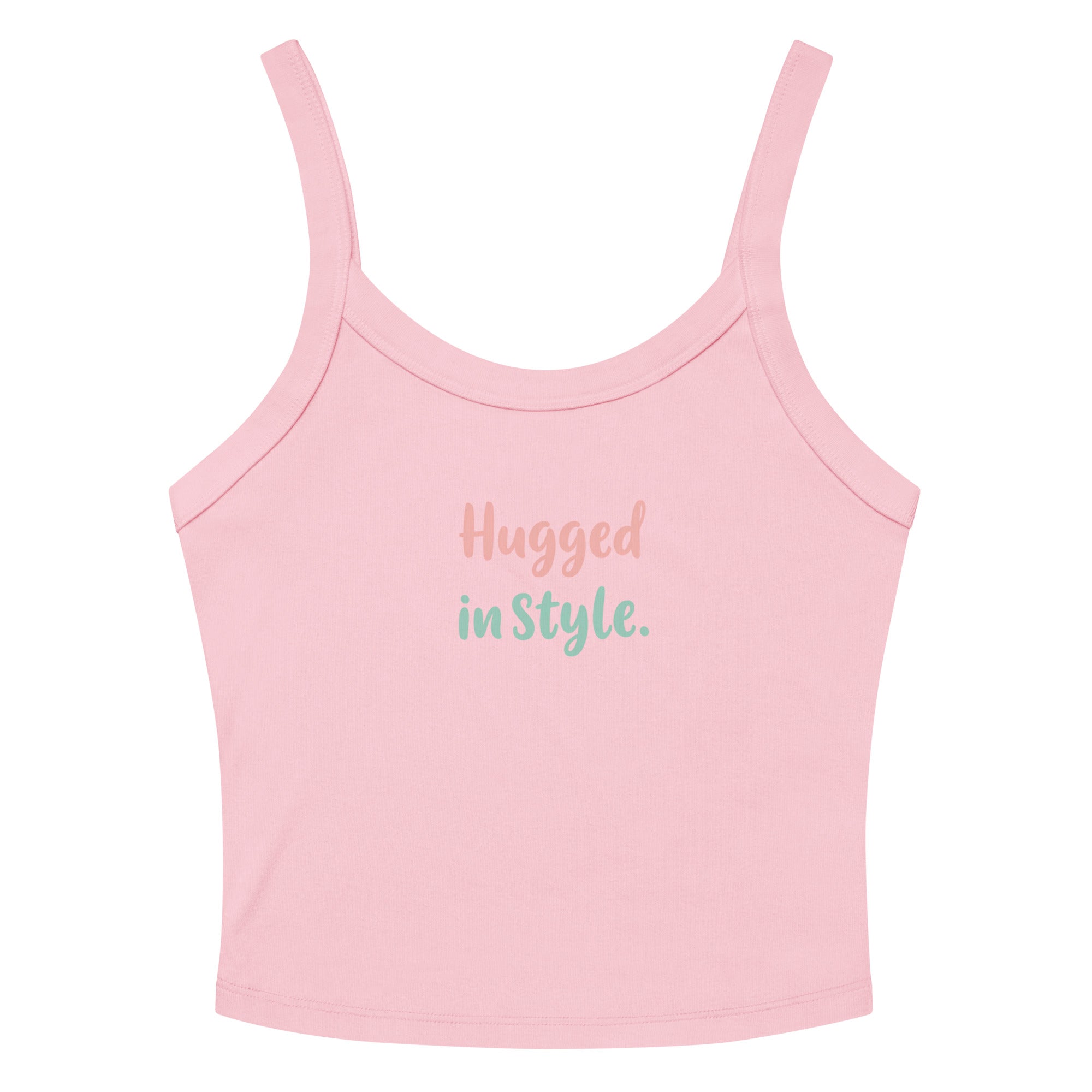 Women’s micro-rib tank top | Hugged In Style Solid Pink Blend micro-rib tank top AwRans Clothing womens-micro-rib-tank-top-solid-pink-blend-front-67ea7b429caa6