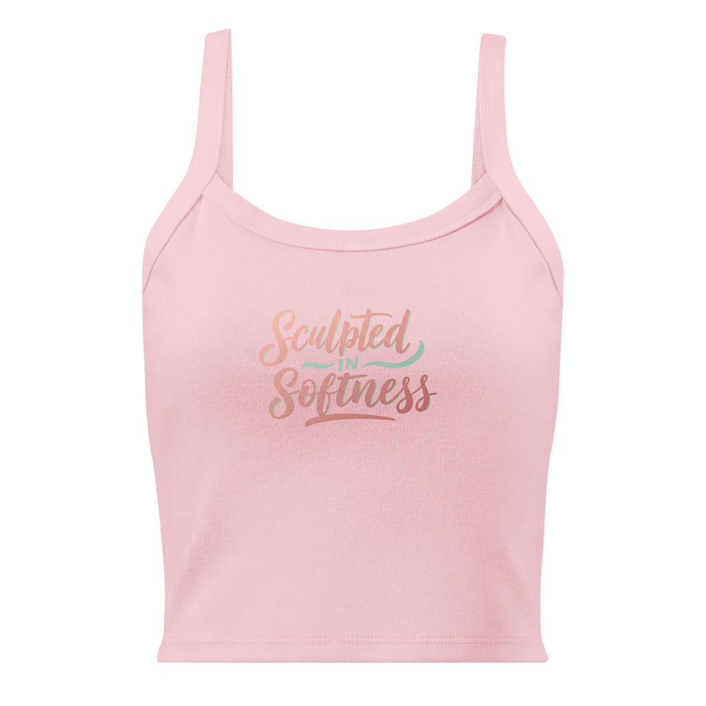 Women’s micro-rib tank top | Sculpted In Softness micro-rib tank top AwRans Clothing womens-micro-rib-tank-top-solid-pink-blend-front-67ea7d1646b36