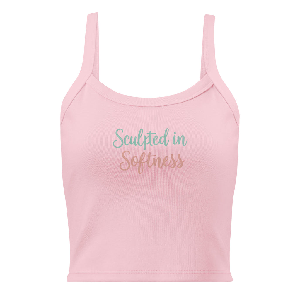 Women’s micro-rib tank top | Sculpted In Softness micro-rib tank top AwRans Clothing womens-micro-rib-tank-top-solid-pink-blend-front-67ea7db42f655