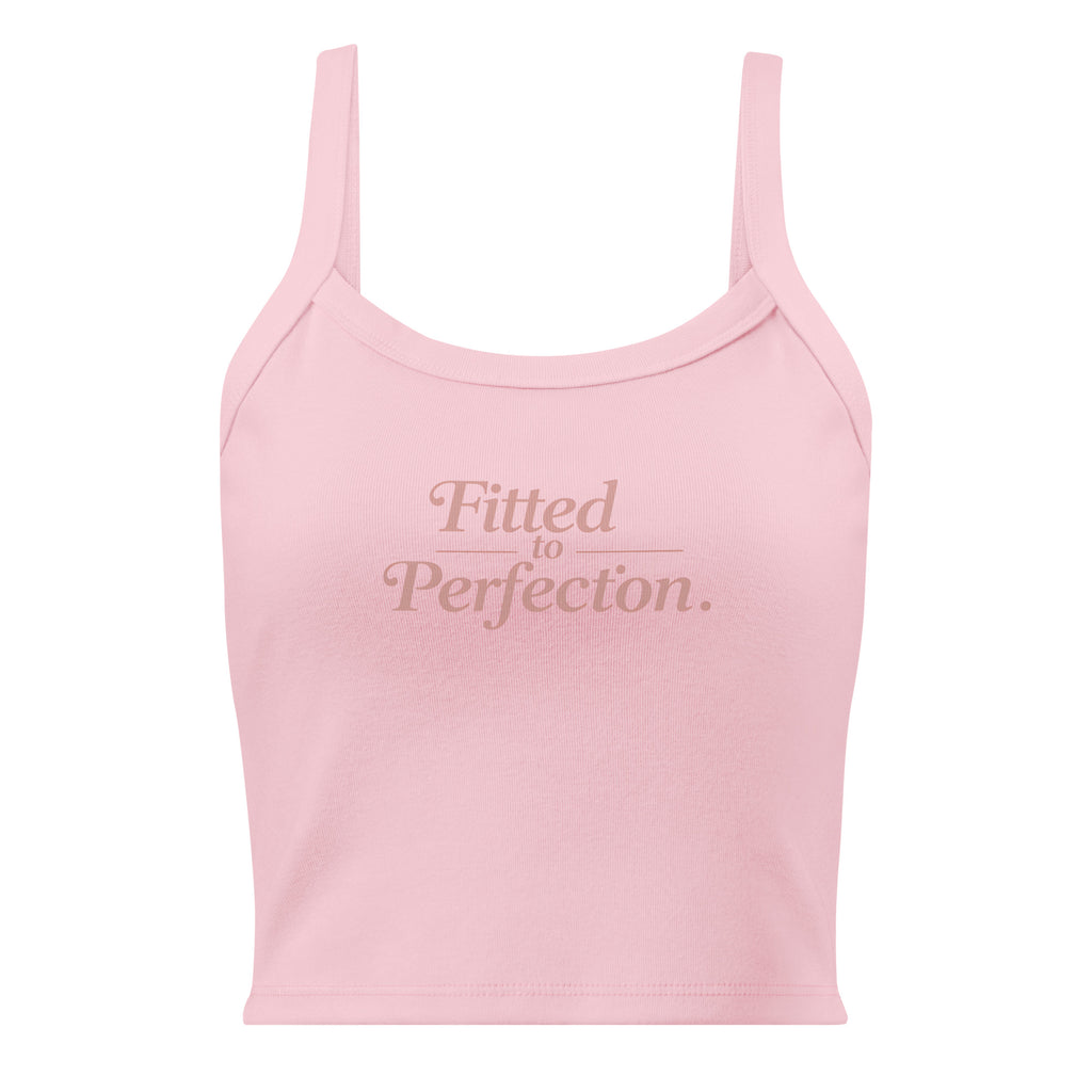 Women’s micro-rib tank top | Fitted To Perfection micro-rib tank top AwRans Clothing womens-micro-rib-tank-top-solid-pink-blend-front-67ea7f8e68fa2
