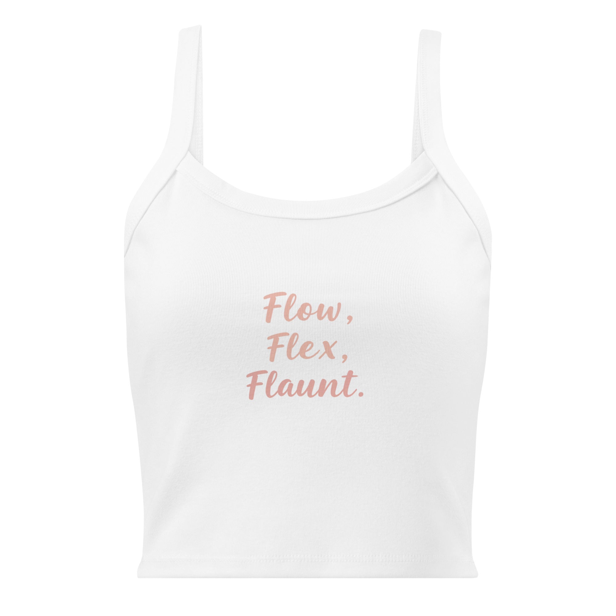 Women’s micro-rib tank top | Flow,Flex,Flaunt. micro-rib tank top AwRans Clothing womens-micro-rib-tank-top-solid-white-blend-front-67ea77bc5b920