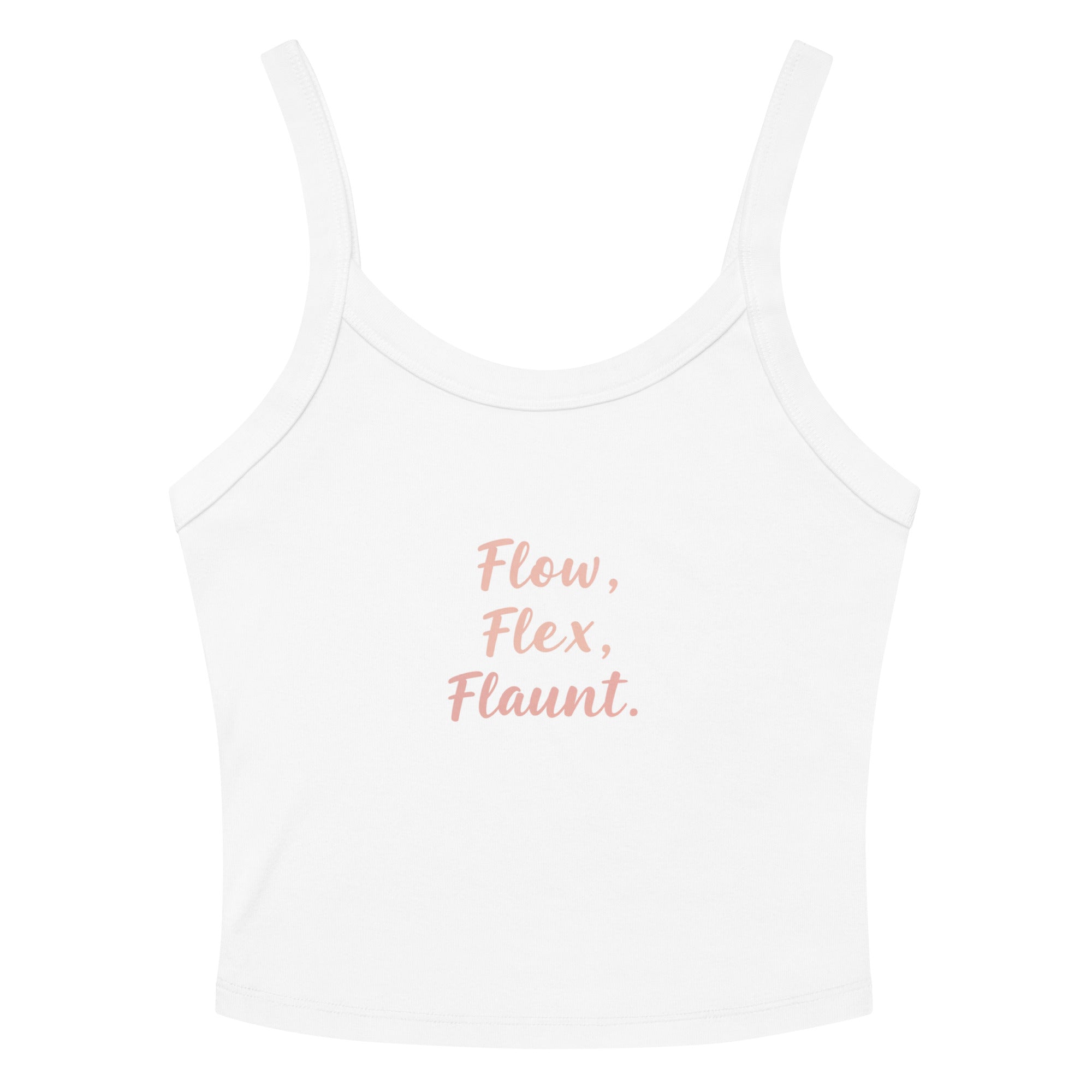 Women’s micro-rib tank top | Flow,Flex,Flaunt. Solid White Blend micro-rib tank top AwRans Clothing womens-micro-rib-tank-top-solid-white-blend-front-67ea77bc5d695