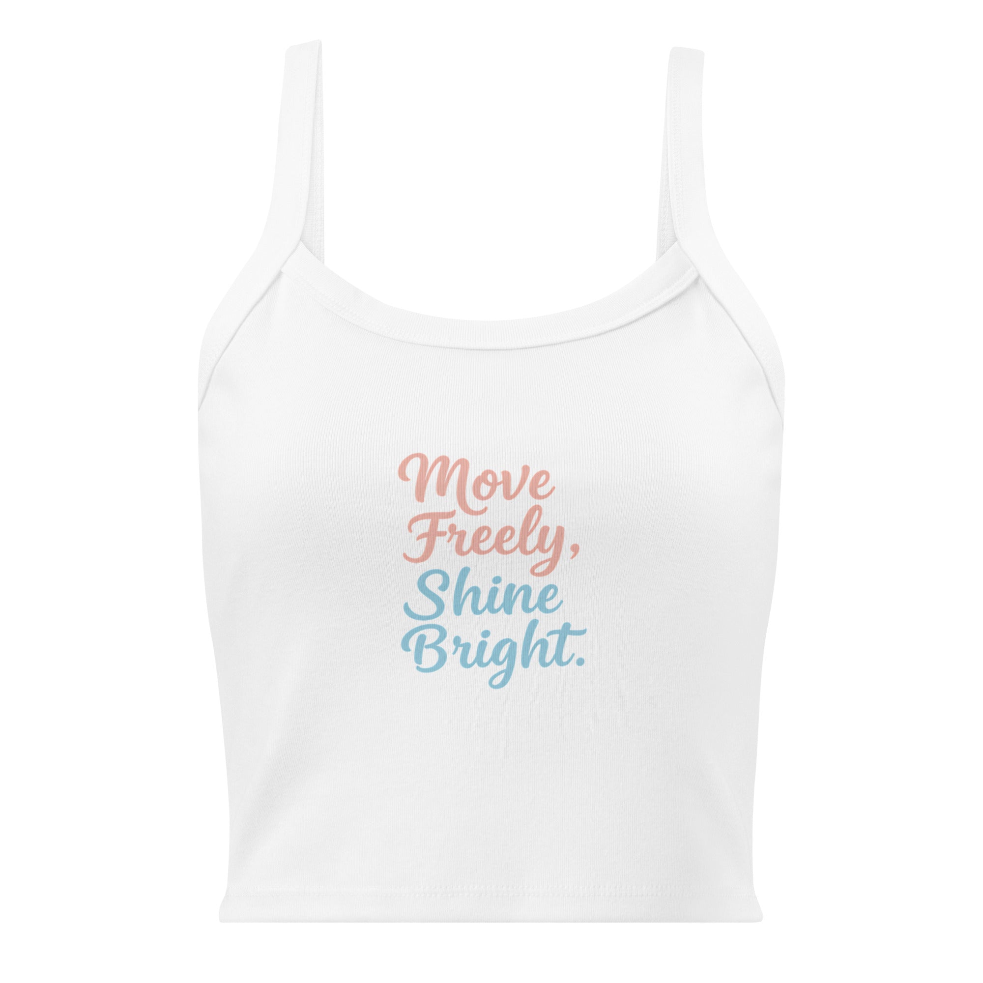 Women’s micro-rib tank top | Move Freely,Shine Bright micro-rib tank top AwRans Clothing womens-micro-rib-tank-top-solid-white-blend-front-67ea78575caaa