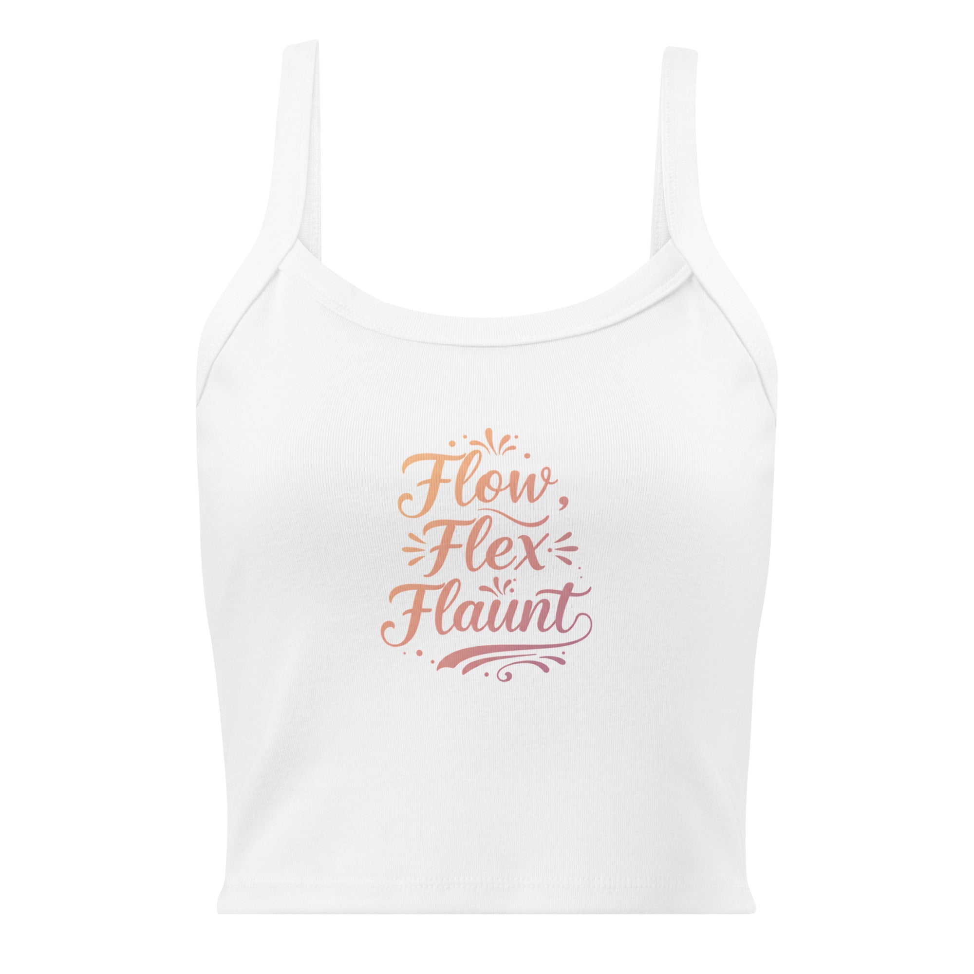 Women’s micro-rib tank top | Flow,Flex,Flaunt. micro-rib tank top AwRans Clothing womens-micro-rib-tank-top-solid-white-blend-front-67ea7aa85c06d