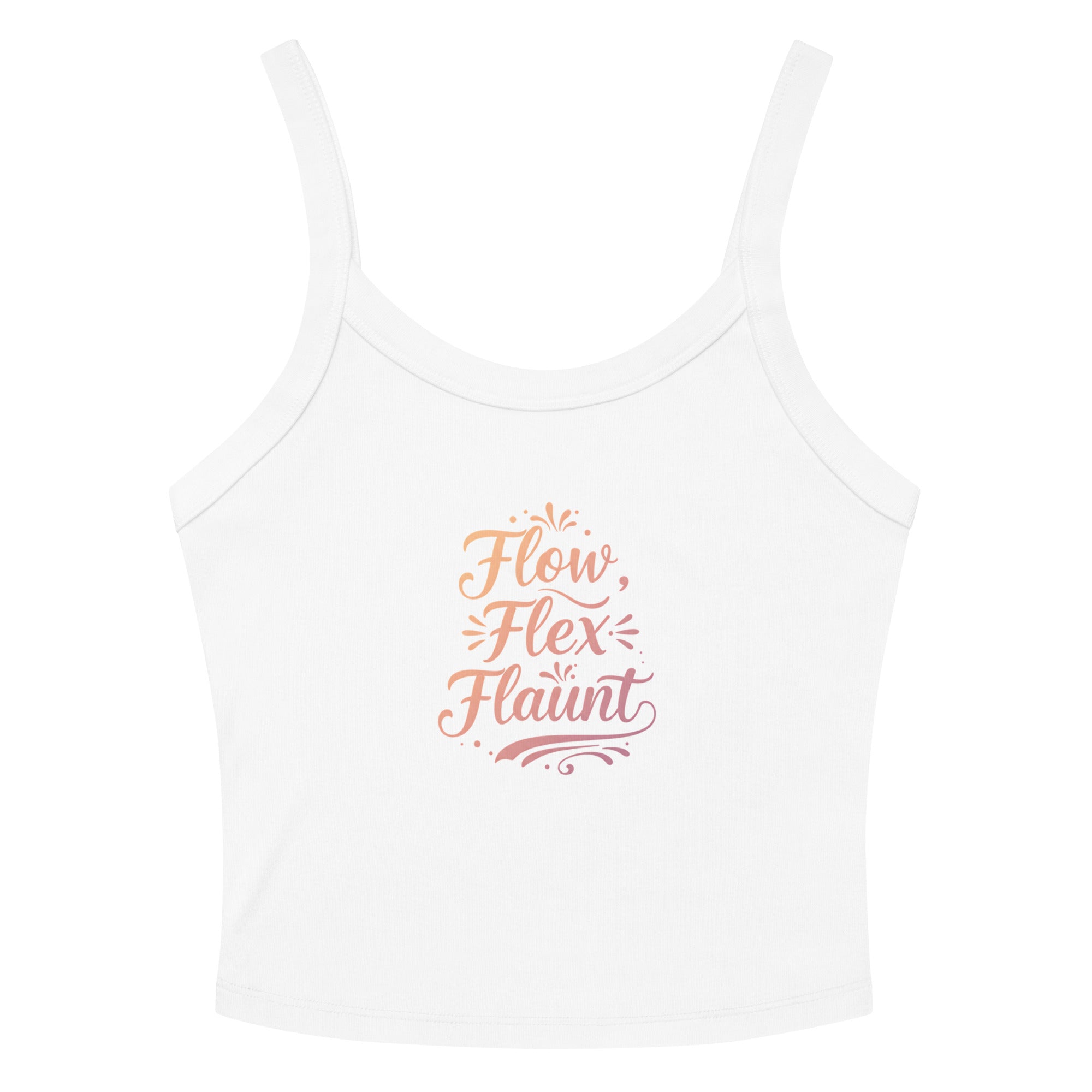 Women’s micro-rib tank top | Flow,Flex,Flaunt. Solid White Blend micro-rib tank top AwRans Clothing womens-micro-rib-tank-top-solid-white-blend-front-67ea7aa85e009