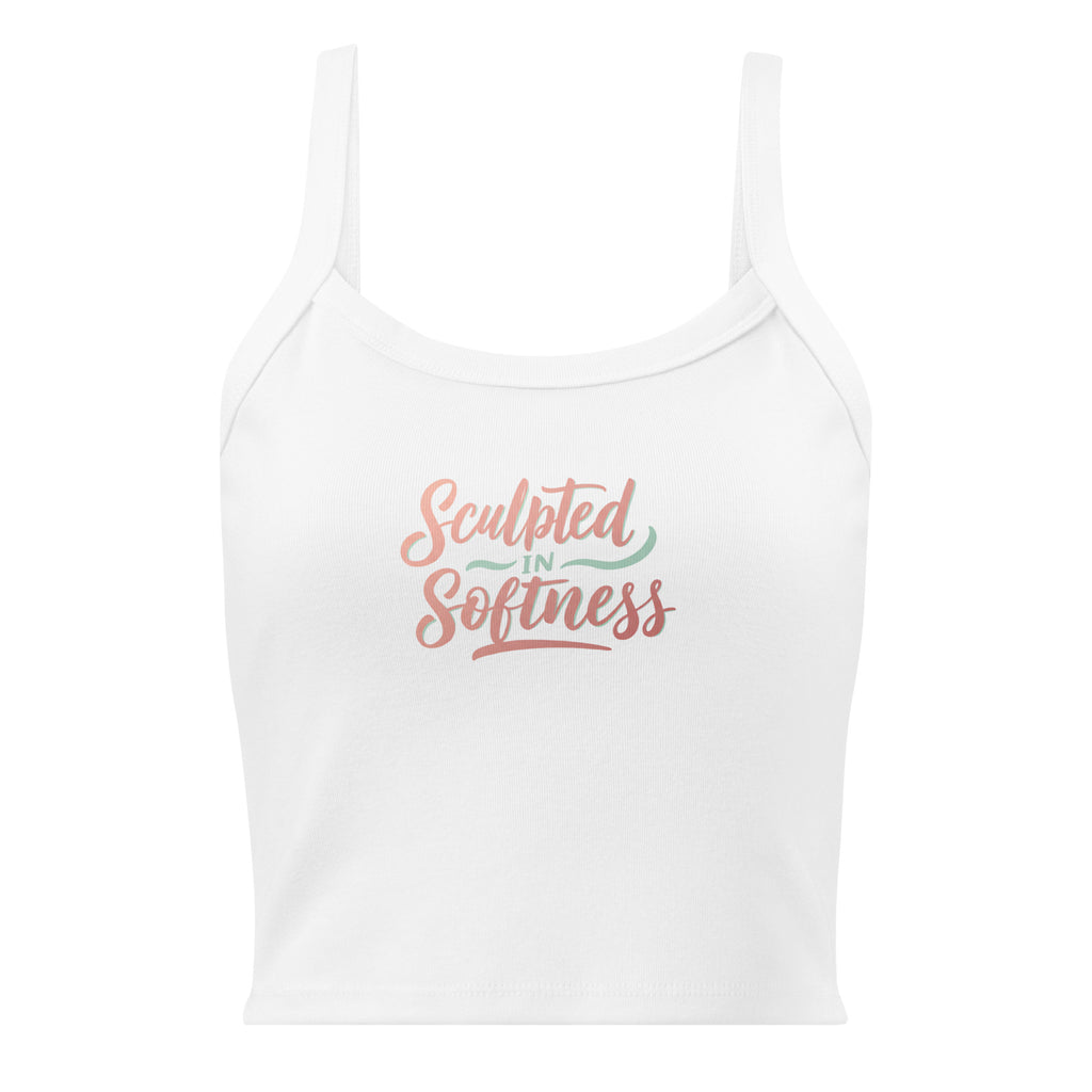 Women’s micro-rib tank top | Sculpted In Softness micro-rib tank top AwRans Clothing womens-micro-rib-tank-top-solid-white-blend-front-67ea7d1648b80