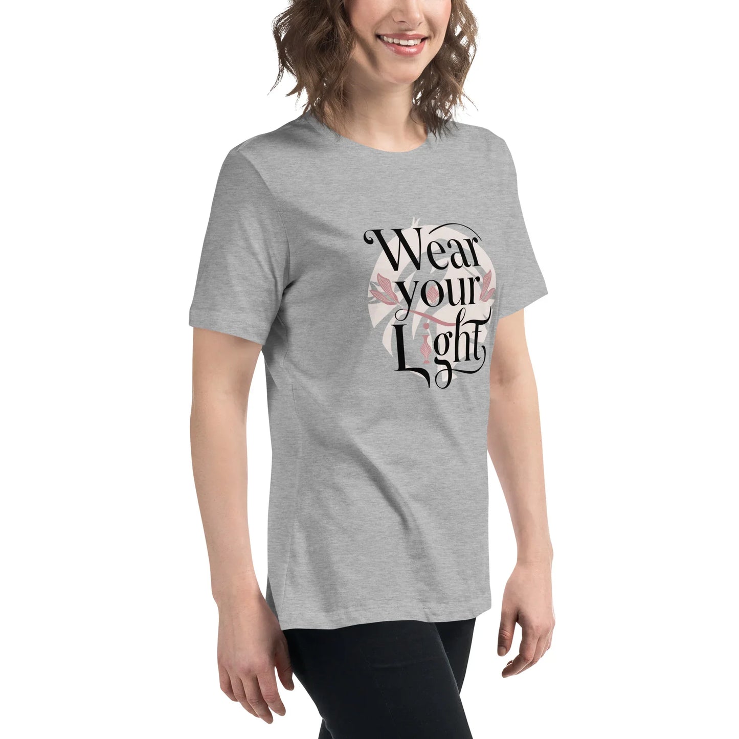 Women's Relaxed T-Shirt | Wear Your Light - AwRans Clothing