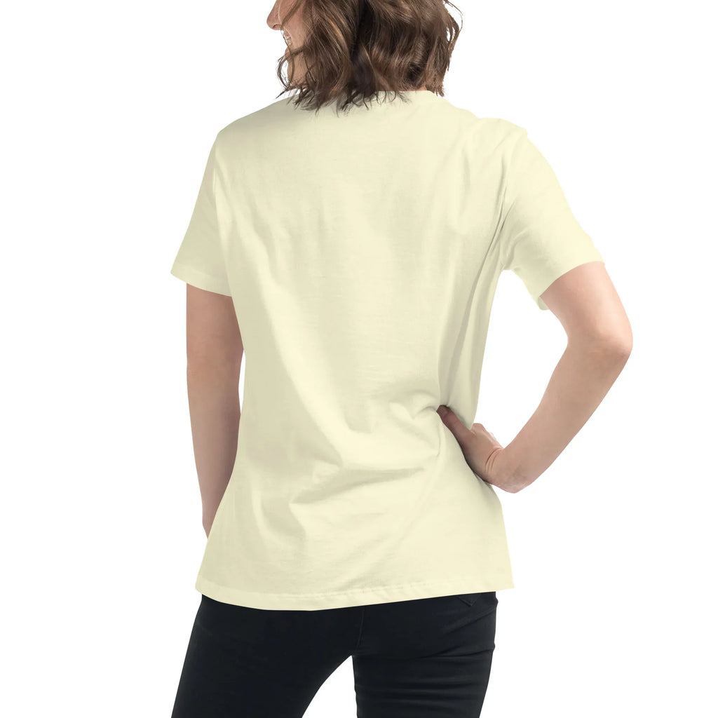 Women's Relaxed T-Shirt | Wear Your Light Women's t-shirt AwRans Clothing womens-relaxed-t-shirt-citron-back-67a40a2787062