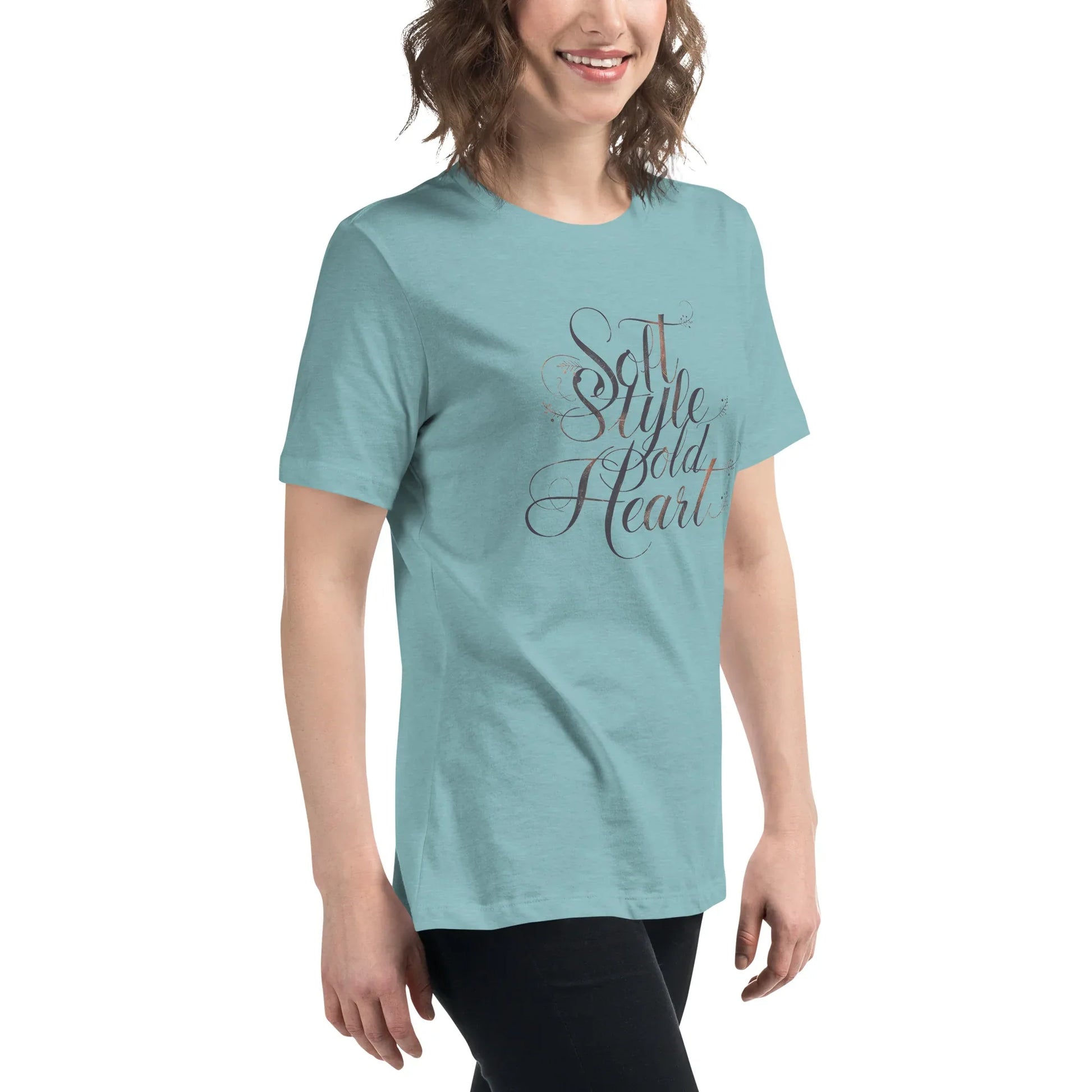 Women's Relaxed T-Shirt | Soft Style Heart - AwRans Clothing