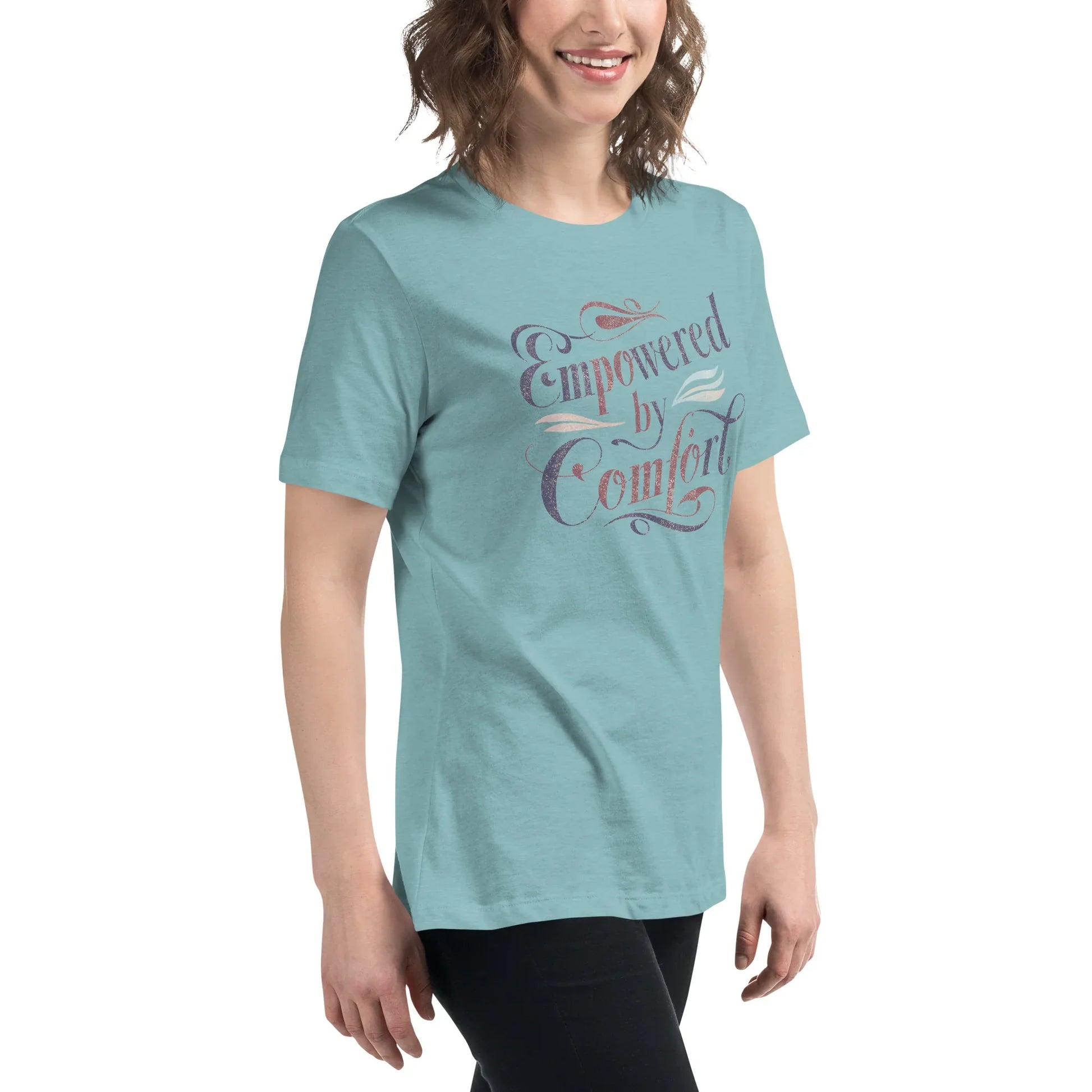 Women's Relaxed T-Shirt | Empowered By Comfort - AwRans Clothing