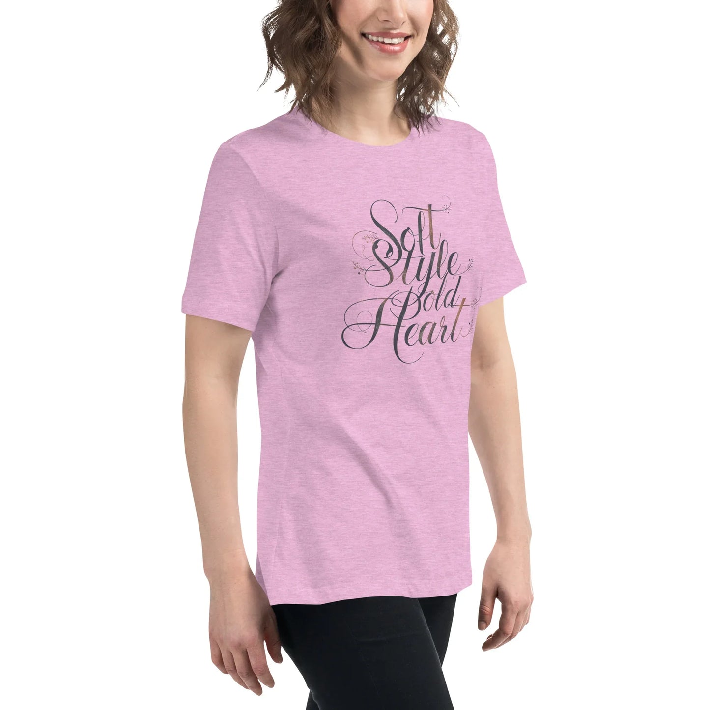Women's Relaxed T-Shirt | Soft Style Heart - AwRans Clothing