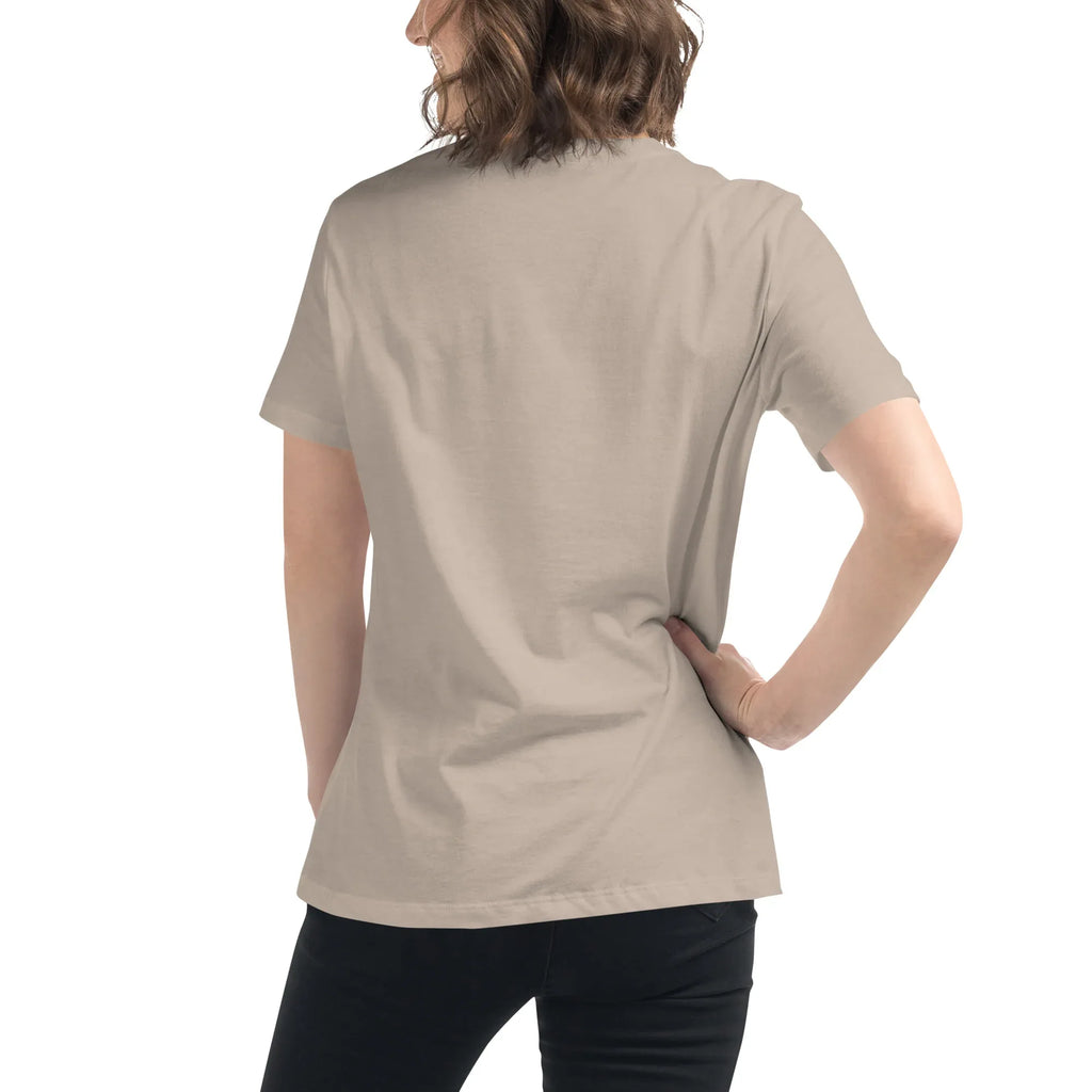 Women's Relaxed T-Shirt | Chase Dreams Not Trends Women's t-shirt AwRans Clothing womens-relaxed-t-shirt-heather-stone-back-67a40bf600d65
