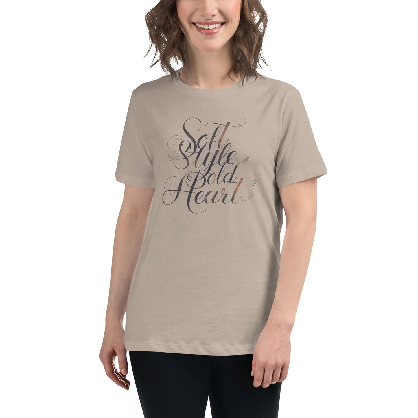 Women's Relaxed T-Shirt | Soft Style Heart - AwRans Clothing