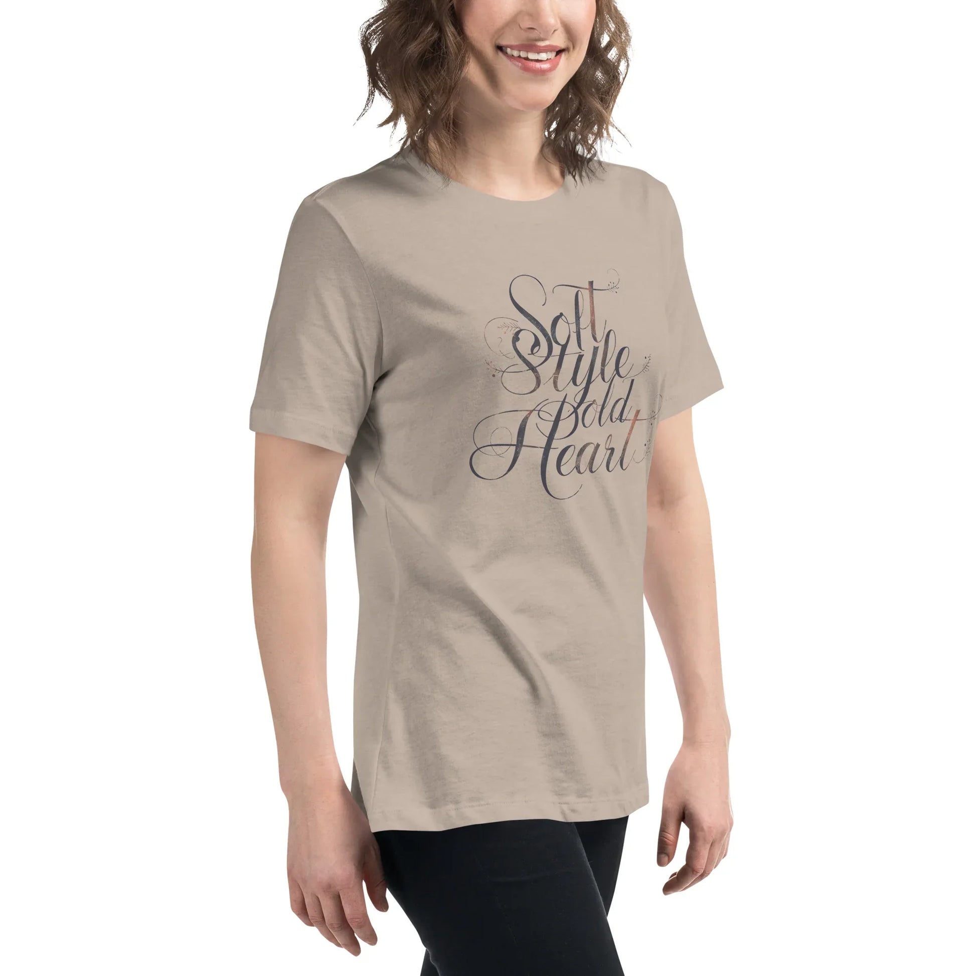 Women's Relaxed T-Shirt | Soft Style Heart - AwRans Clothing