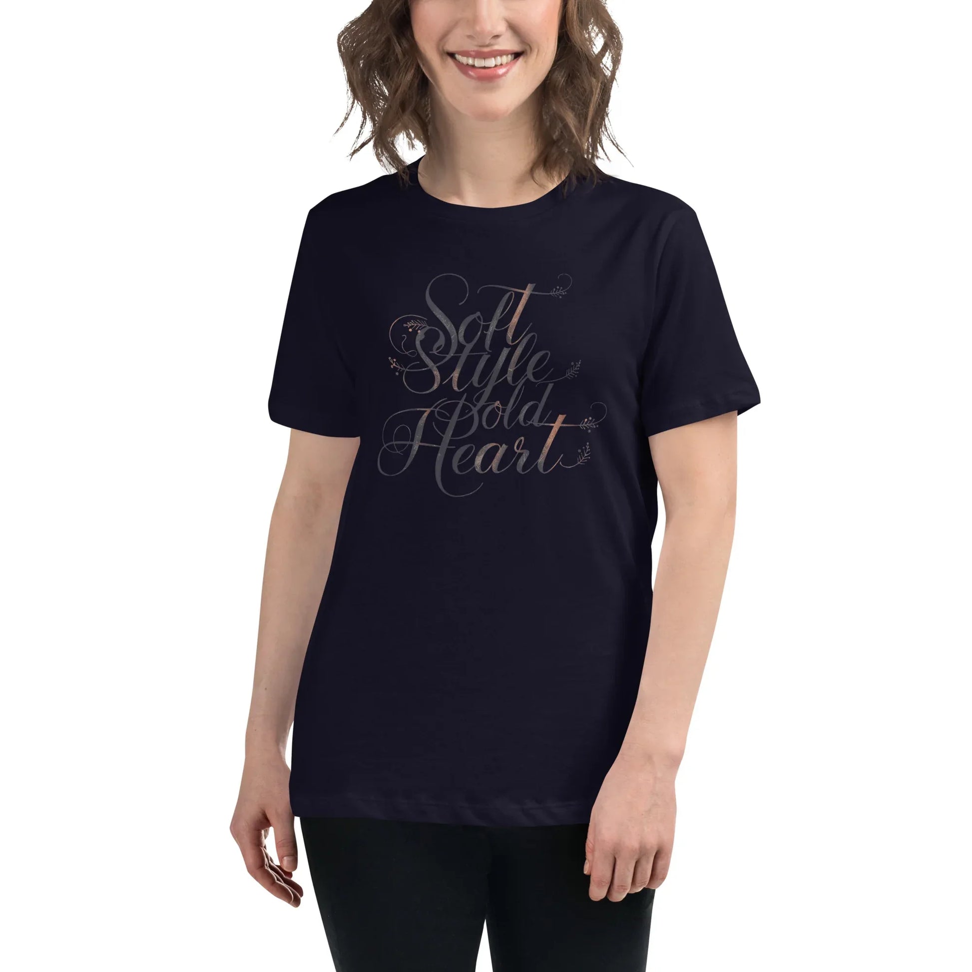 Women's Relaxed T-Shirt | Soft Style Heart - AwRans Clothing