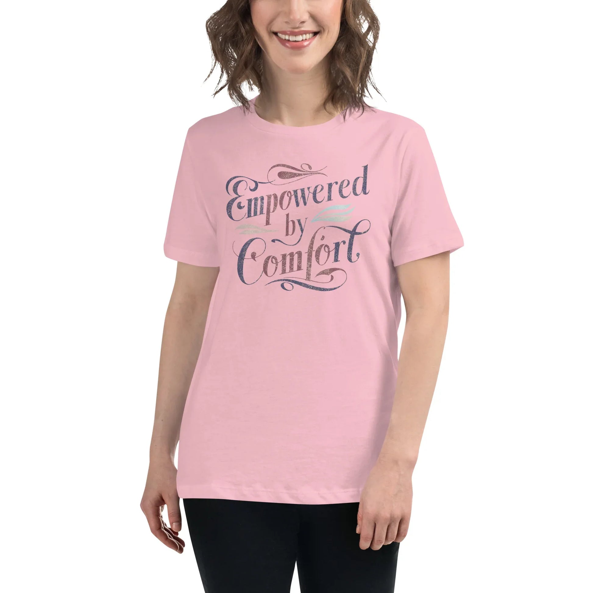 Women's Relaxed T-Shirt | Empowered By Comfort - AwRans Clothing