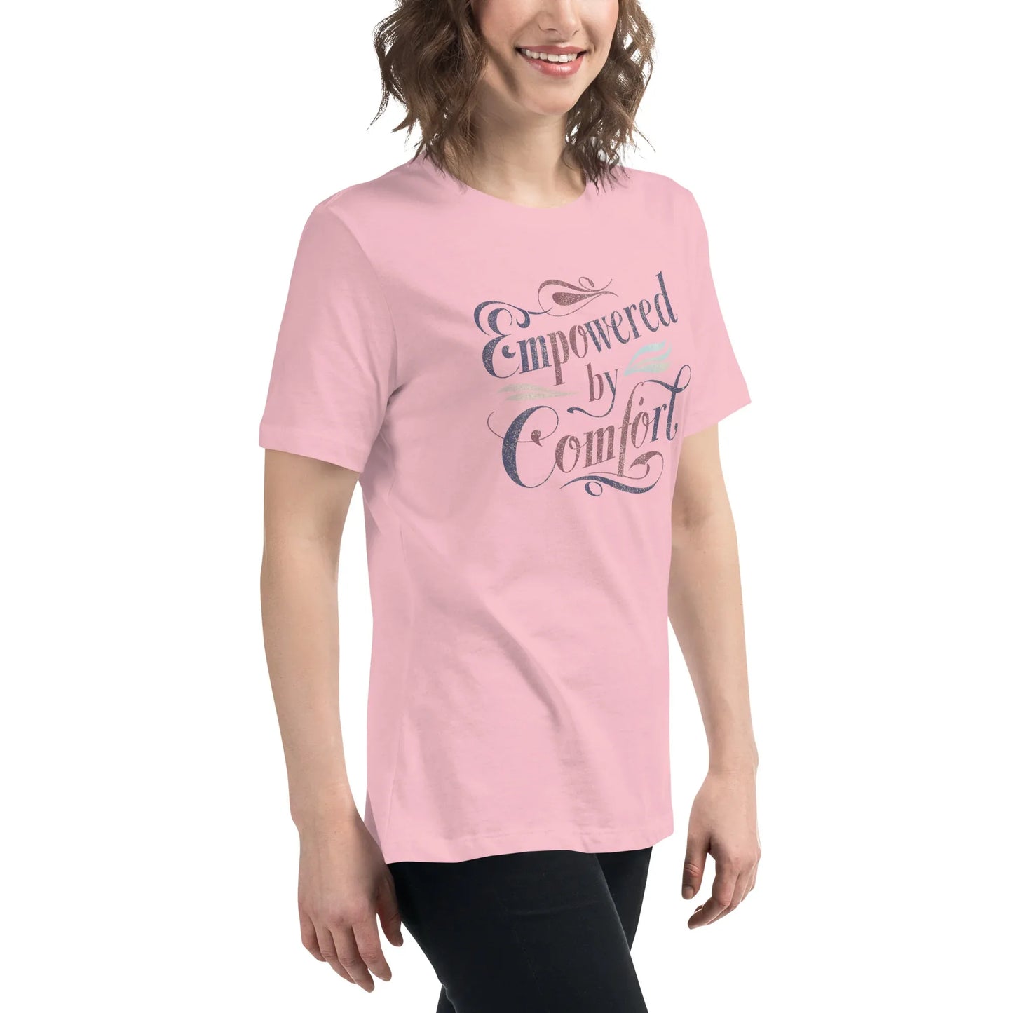 Women's Relaxed T-Shirt | Empowered By Comfort - AwRans Clothing
