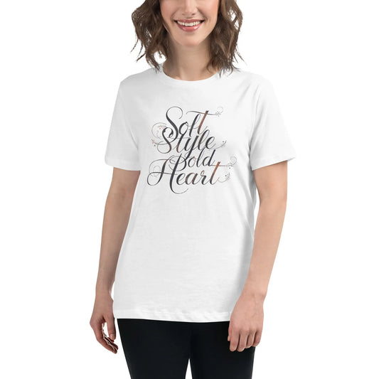 Women's Relaxed T-Shirt | Soft Style Heart - AwRans Clothing