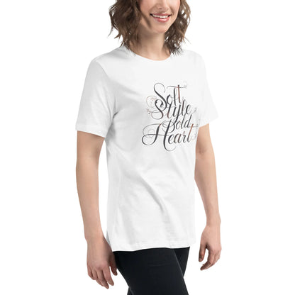 Women's Relaxed T-Shirt | Soft Style Heart - AwRans Clothing