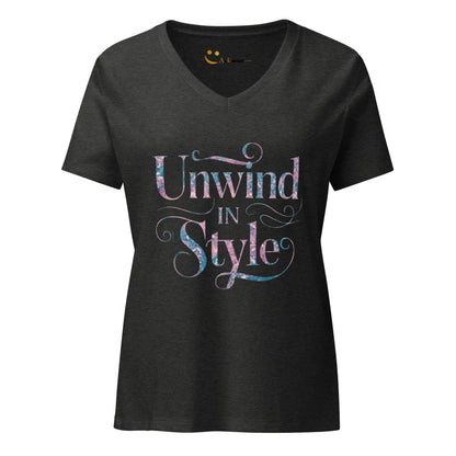 Women’s Relaxed V-Neck T-Shirt | Unwind In Style - AwRans Clothing