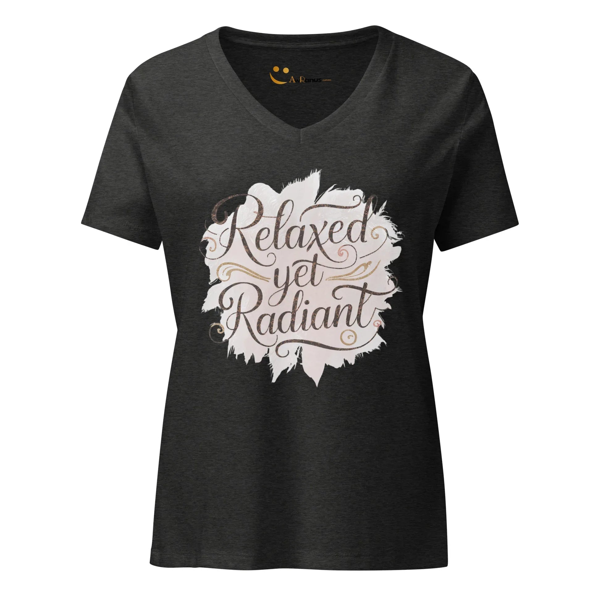 Women’s Relaxed V-Neck T-Shirt | Relaxed Yet Radiant - AwRans Clothing