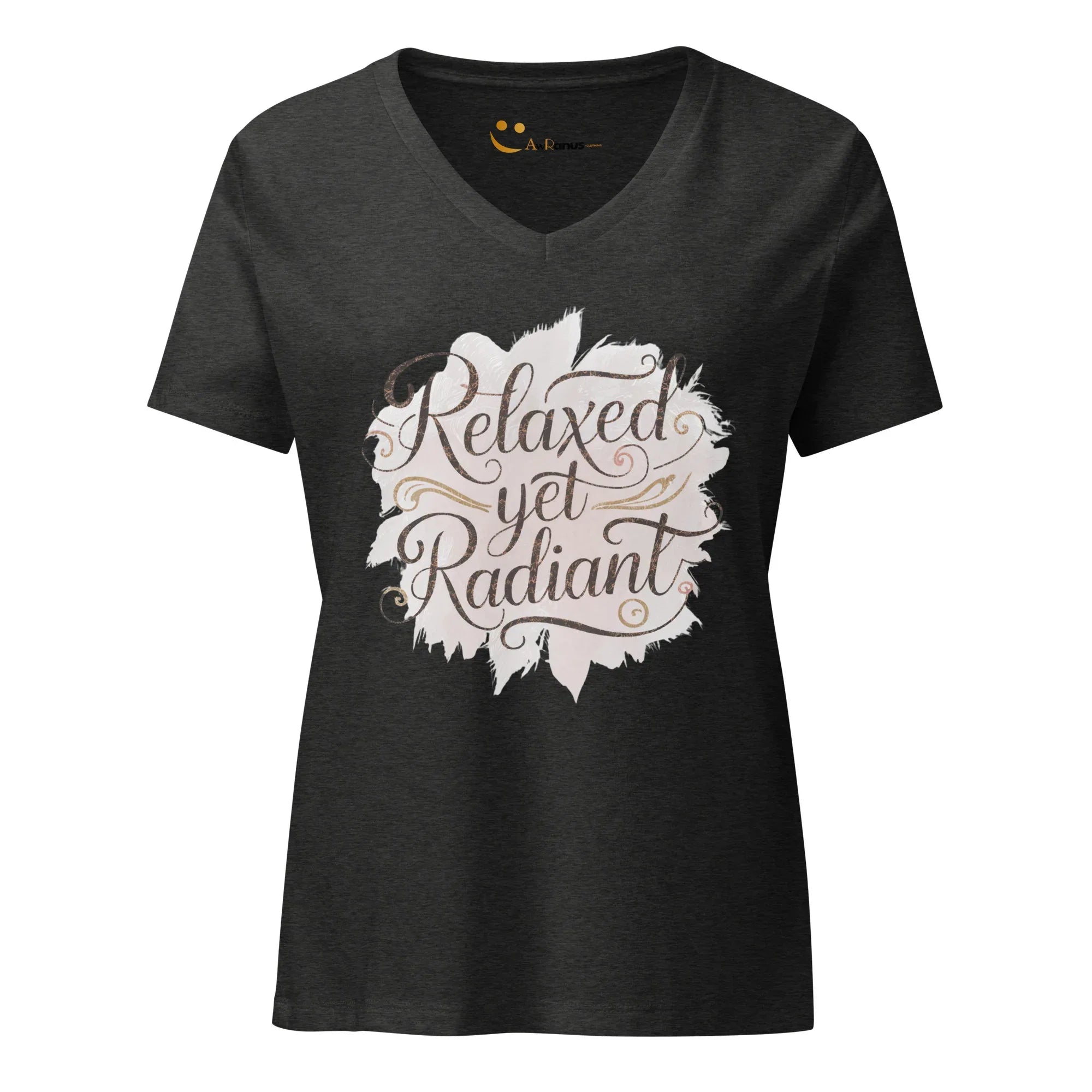 Women’s Relaxed V-Neck T-Shirt | Relaxed Yet Radiant - AwRans Clothing