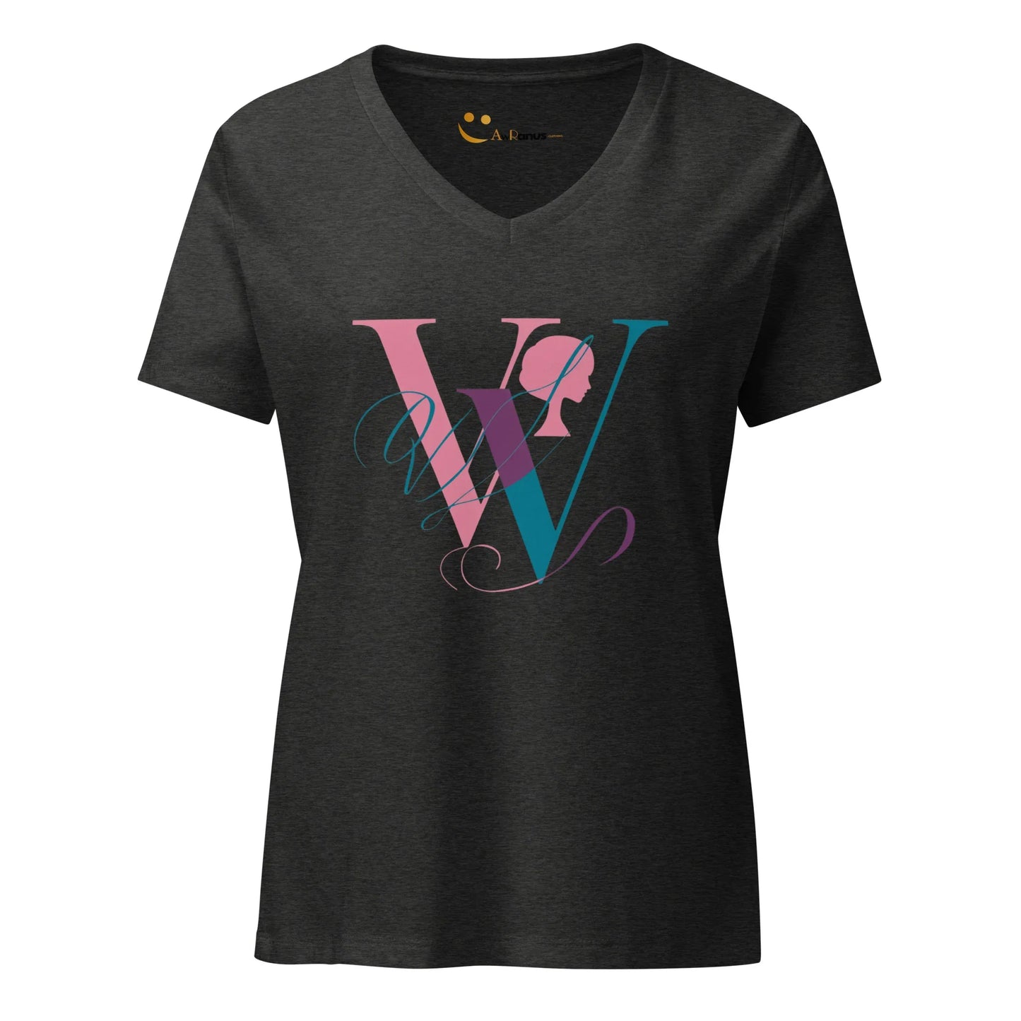 Women’s Relaxed V-Neck T-Shirt | W - AwRans Clothing