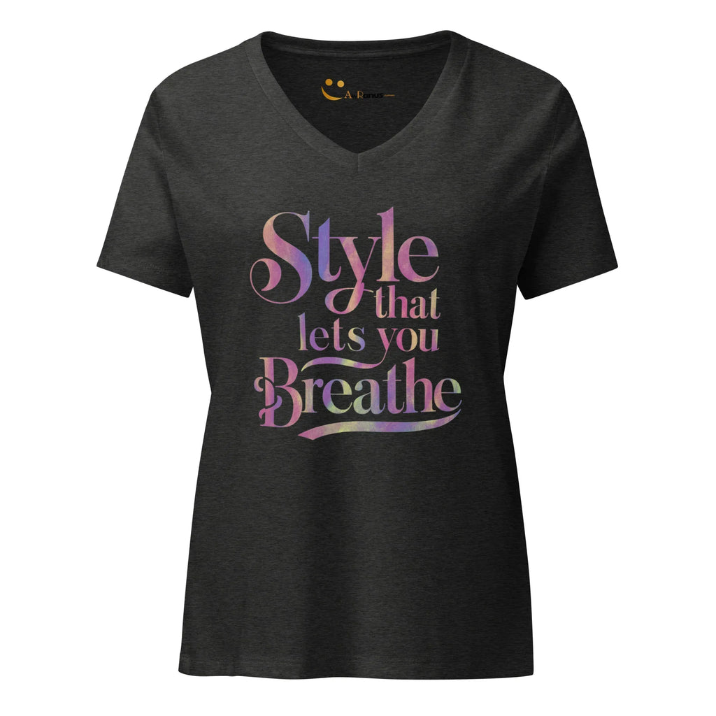Women’s Relaxed V-Neck T-Shirt | Style That Lets You Breathe - AwRans Clothing