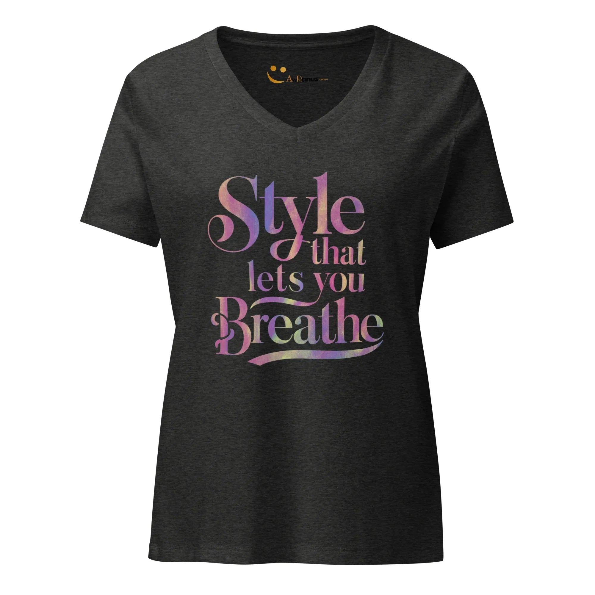 Women’s Relaxed V-Neck T-Shirt | Style That Lets You Breathe - AwRans Clothing