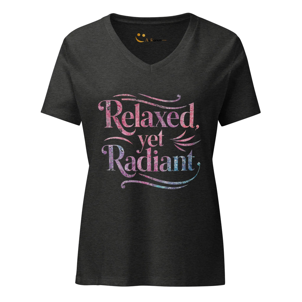 Women’s Relaxed V-Neck T-Shirt | Relaxed Yet Radiant - AwRans Clothing